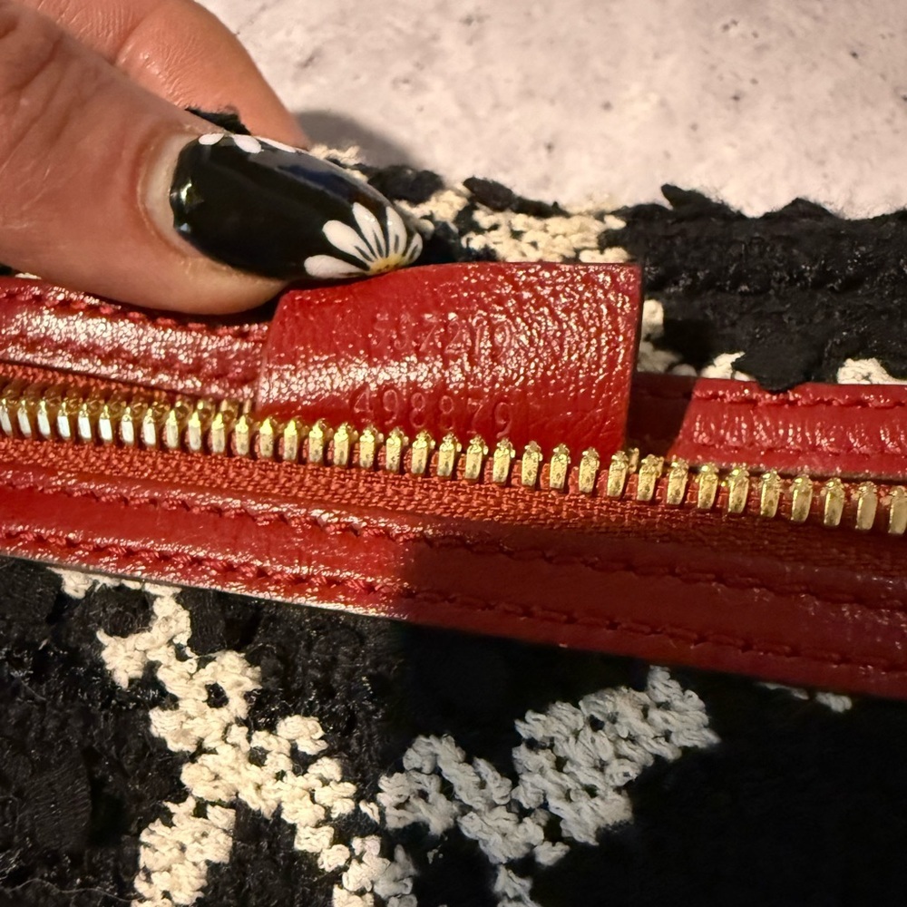 Gucci Rajah tweed tote Bag with wristlet EUC - Picture 14 of 16